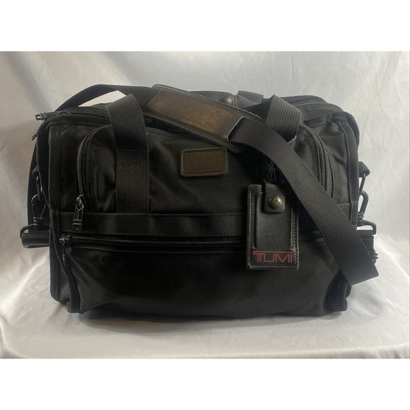 *Rare* EUC Vintage TUMI Expandable Organizer Laptop Case Carry On Weekender Lux - Picture 1 of 16